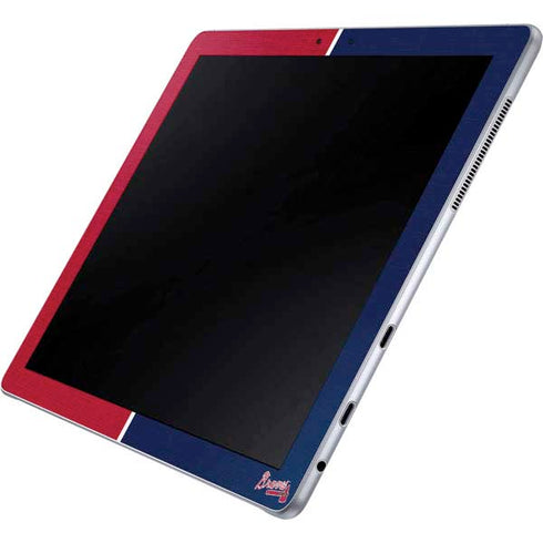 MLB Atlanta Braves Split Galaxy Book 12in Skin
